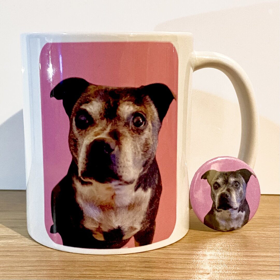 Personalised Mug & Badge (package b)